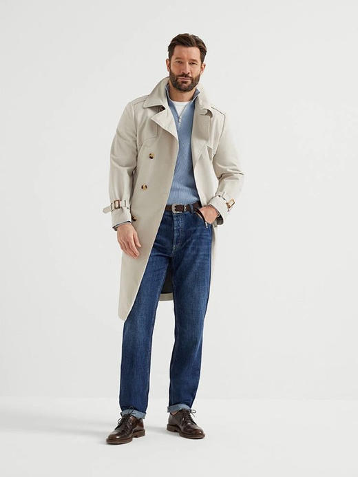 【3月20日 周末秒杀 直接调价 下单即可】Brunello Cucinelli（BC）经典五袋常规小直筒 水洗牛仔裤 男女都可穿 商品图2