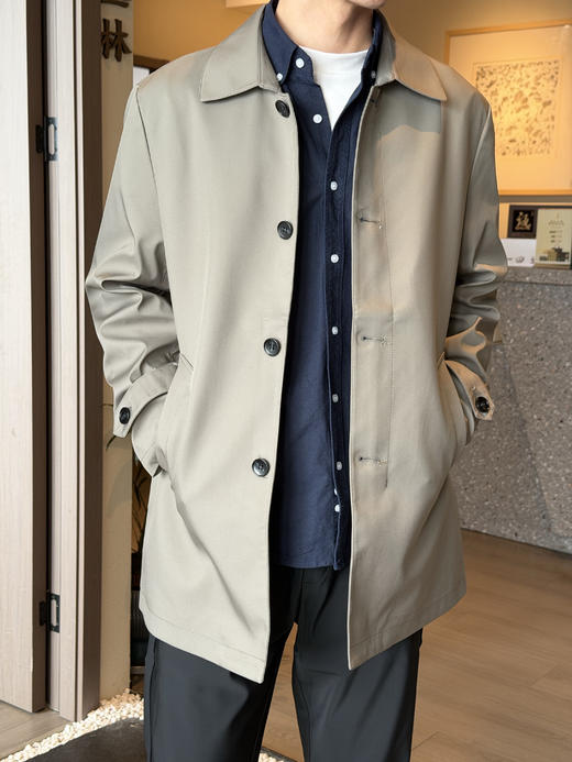 罗蒙春秋经典通勤百搭男士夹克风衣外套 商品图7