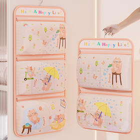 【悬挂收纳袋】袜子收纳神器 宿舍衣柜内衣内裤多层挂袋悬挂式网兜 门后收纳袋 收纳小能袋