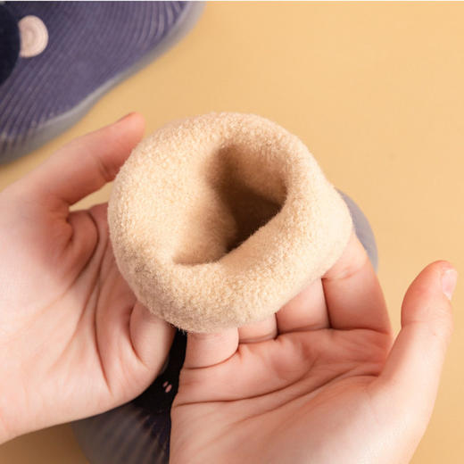 地板袜儿童秋冬加绒宝宝学步鞋软底室内婴儿袜子鞋防滑男女童鞋袜 商品图3