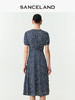三石一澜SANCELAND 双乔波点印花连衣裙SK24103028 商品缩略图2