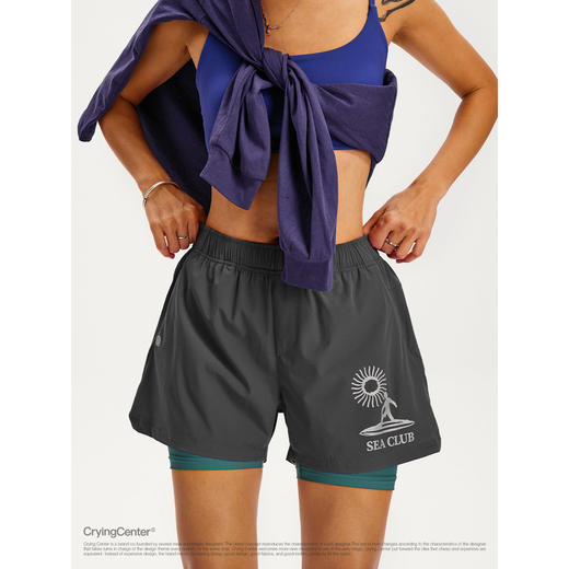 CryingCenter  sea club海洋俱乐部运动跑步训练短裤 哭喊中心 商品图3