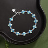 子佩集【四叶安好】S990银手链【MXSL011】四叶草花丝珐琅彩2510 商品缩略图10