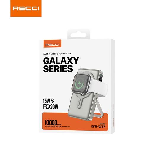 锐思RPB W27 10000mAh 银河快充移动电源 钛金色 商品图2