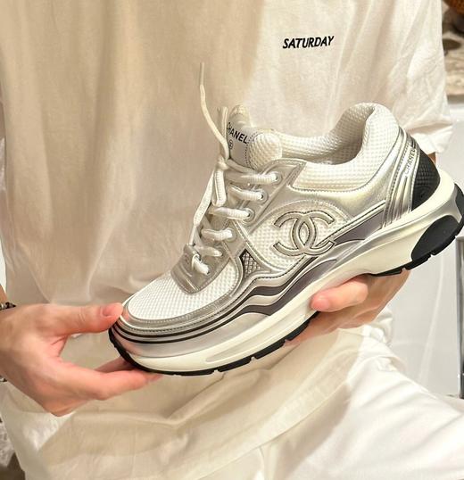 男女同款小香银角大王经典内增高走秀运动鞋 商品图12