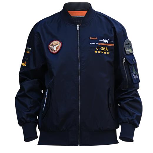 【中航文化 正品授权 硬朗沉稳】歼35A设计款飞行夹克自由系列 商品图9