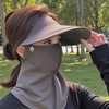 【套装出行！超值2件套】全脸防晒面罩脸基尼 女防紫外线 夏季冰丝骑行遮阳帽子口罩护颈一体 2件套防晒神器 商品缩略图4