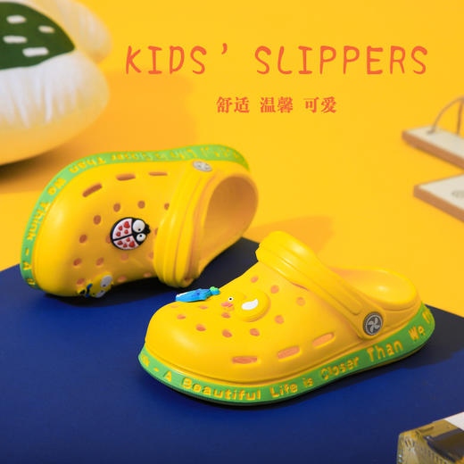 【超可爱！宝宝卡通包头洞洞鞋】EVA动物儿童洞洞鞋女童可爱卡通外穿凉拖鞋 小中大童软底男童拖鞋。xa 商品图1