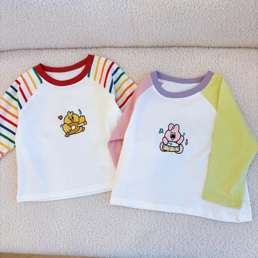 【69.9/3件-春款T恤合集】嘟嘟家宝宝T恤秋季儿童长袖男童卡通上衣女童打底衫★ 商品图9