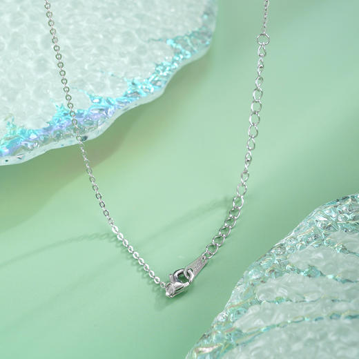 子佩集【翠雅】S925银套链【PM2290-XF】培育宝石祖母绿小椭圆2510 商品图6