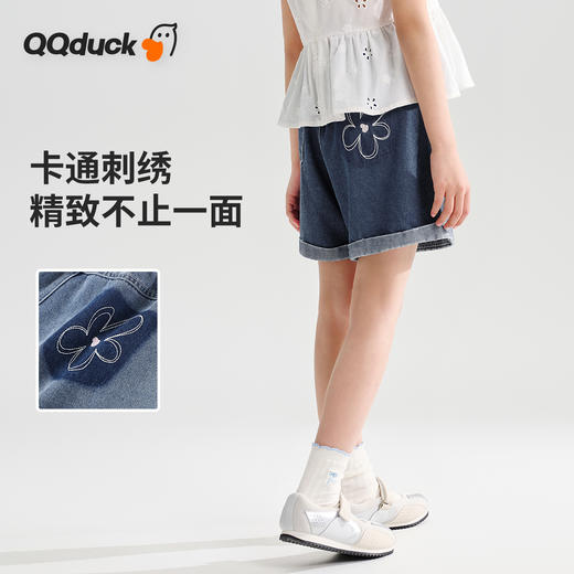 【120-165】【可可鸭】女童夏季牛仔短裤 商品图4