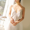 免熨烫』桑罗深V性感吊带裙春夏可外穿简约高级感桑蚕丝睡裙 商品缩略图3