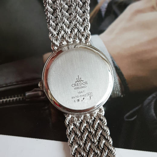 【95新】CREDOR 贵朵石英机芯22MM（女款）18K白金100326NJS10 商品图7
