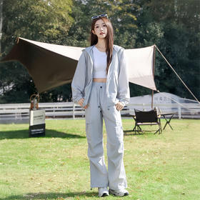 BHOVKEM 情侣款休闲速干防晒套装 防晒外套/防晒长裤/防晒短裤 轻薄有型 春夏两穿