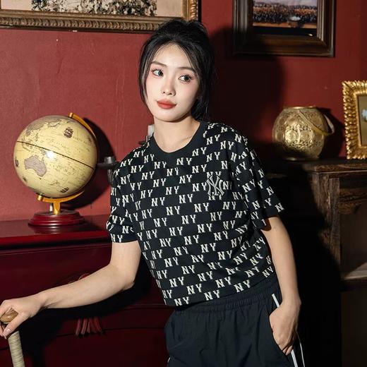 MLB满印老花印花系列短款T恤女士短袖 MLB1308 商品图1