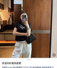 预售大王女士Shrunken OE纱线水钻logo正肩tee恤031811 商品缩略图6