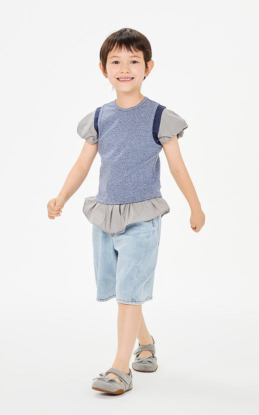 jnby    26年春款  牛仔短裤  1Q3E12500 商品图0