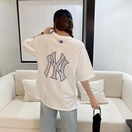 MLB胸前小标刺绣后背经典大标印花情侣短袖 MLB1142 商品图0