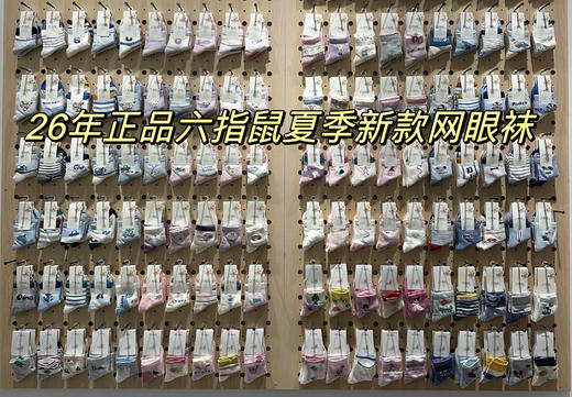 六指鼠夏款网眼袜2026(一包十双随机)★ 商品图0