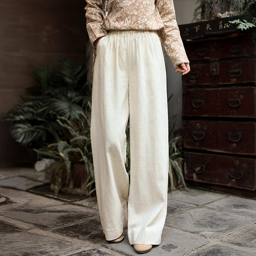 东方美学【吾乃兮 新中式苎麻服饰合集】苎麻70%+棉30%的黄金混纺比例 打造慵懒文艺、简约度假风格穿搭 商品图10