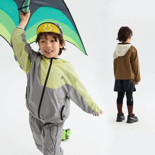 MANHOJIA【软风壳】26春新品儿童外套轻量防水速干风衣外套 商品图1