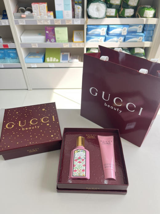 Gucci古驰绮梦栀子花两件套(香水50ml+身体乳50m)清新花香 商品图0