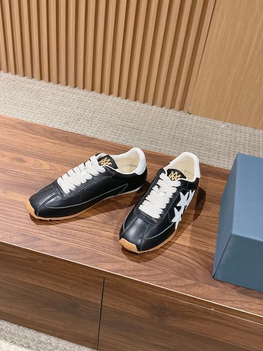 AMIRI-Pacific Flat 埃米尔系列薄底星星德训鞋早春爆款星星撞色平底休闲运动小白鞋（DBG) 商品图5