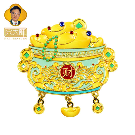 宋韶光大师新款国潮风 聚宝盆冰箱贴 创意磁贴冰箱贴 商品图4