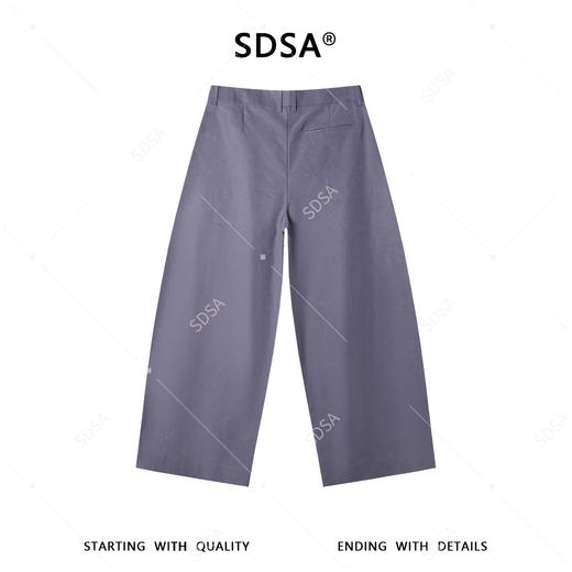 SDSA男装2026新款高贵轻奢潮牌时尚简约纯色休闲裤垂感百搭裤子 商品图4