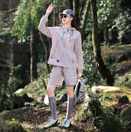 BHOVKEM 情侣款休闲速干防晒套装 防晒外套/防晒长裤/防晒短裤 轻薄有型 春夏两穿 商品图10