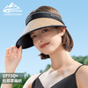 【大帽檐更防晒，可卷收纳】夏季拉菲草防晒空顶帽 防晒UPF50+ 草编+黑胶双层防晒 大帽檐 头围可调 时尚百搭 商品缩略图0
