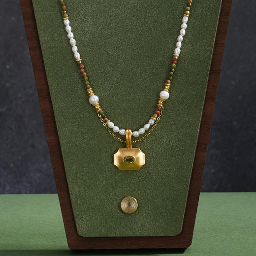 子佩集【彩韵福音】银S925珍珠AOYA奥雅项链【SGN1310001】2mm小珠4mm大珠巴洛克镀金2512 商品图1