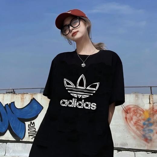 【超模君精选福利 分开加入购物车 单拍不发 限量赠送背包】 阿迪达斯 鞋服集合 买短袖鞋子就送背包一个 男女款德训鞋 夏日短袖 男女同款 商品图6