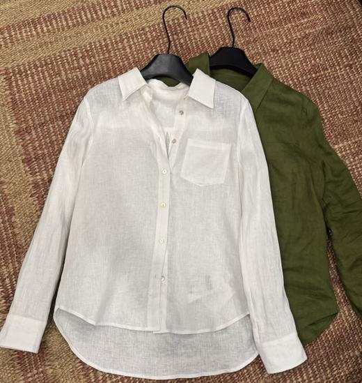 【门店同款】ENJOY夏季正肩亚麻衬衫 170593523 商品图5