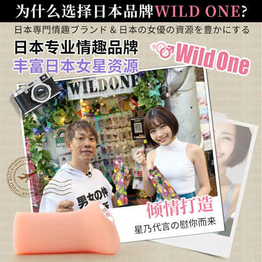 WildOne 日本の名器星乃莉子男用阴臀倒模飞机杯 商品图1