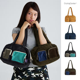 CryingCenter灯芯绒通勤日常单肩包腋下法棍包 哭喊中心