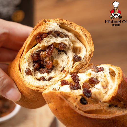 黑麦益生菌列巴#微软有嚼劲，纯牛奶和面不加水，每100克添加益生菌≥300万CFU，坚果果脯添加 商品图2