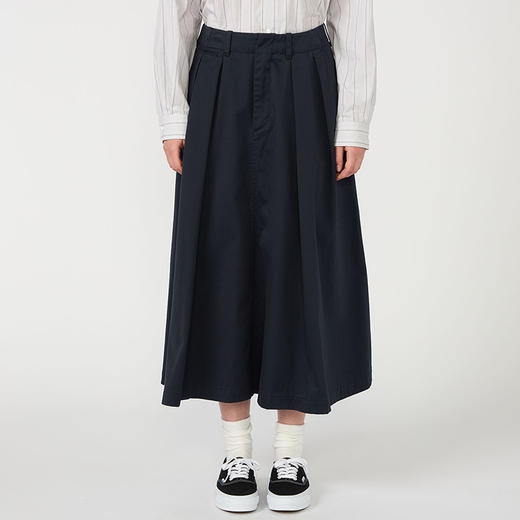 nanamica Chino Skirt 女装机能性面料百褶裙 半身裙 商品图0