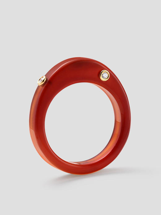ANATTA｜R-C04-TRD 循Single Ring [ 红玉髓 戒指 ]【循Countinuum Line】 商品图0