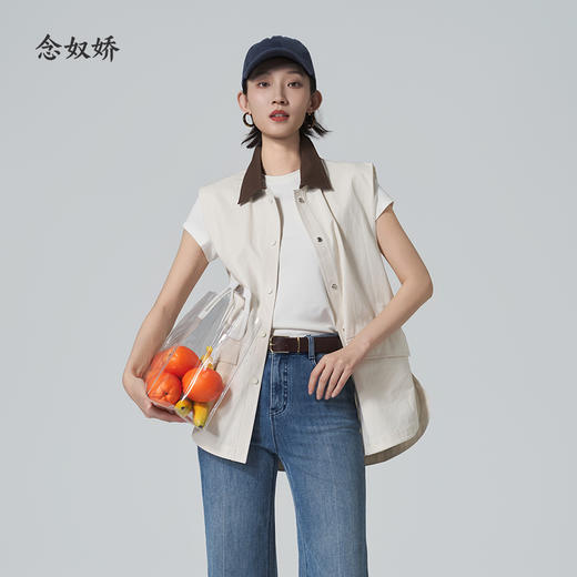 【商场同款】CNE6394 “ 基础T恤 ” 海洋蓝/云舞白 两色基础好穿好搭配 亲肤舒适 商品图9