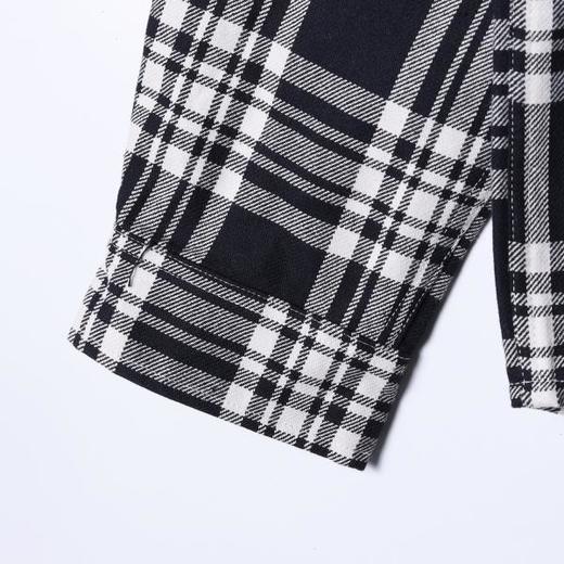 SDSA男装2026新款高贵轻奢韩系格纹立体花钉珠衬衫百搭时尚上衣 商品图3