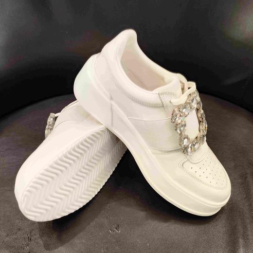 LFGJ16405方扣闪钻小白鞋 商品图2
