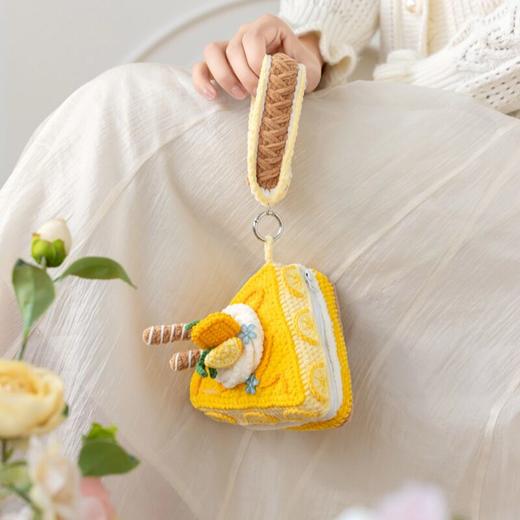 苏苏姐家切角蛋糕包手工diy编织钩针云小朵毛线团自制创意材料包 商品图1