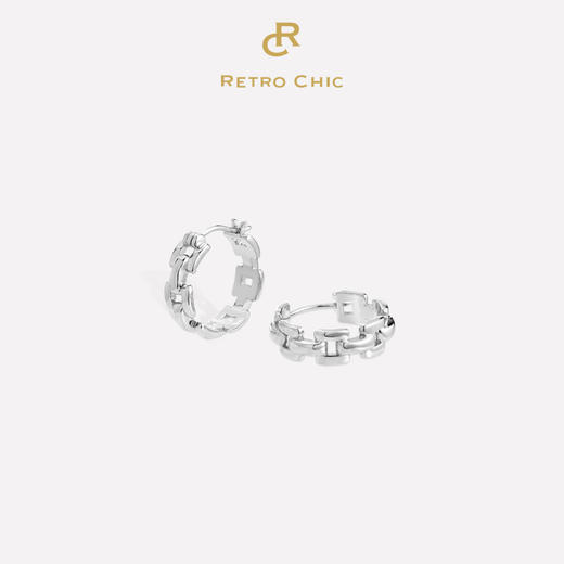 Ancient Rome古罗马时期 | 罗马链条耳环（金银2色） 商品图4