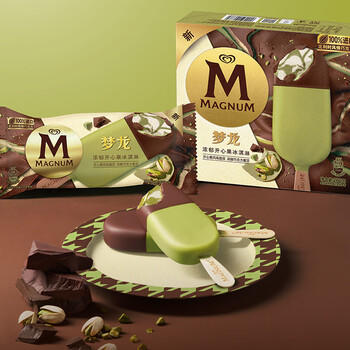 梦龙【王嘉尔推荐】梦龙浓郁开心果味冰淇淋 雪糕 冰激凌 65g*4支 /水饮冲调 /冰淇淋 /棒支冰淇淋 商品图1