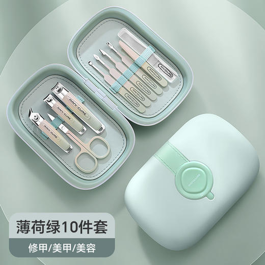 男女士指甲刀套装甲沟指甲剪刀修脚鹰嘴指甲钳工具炎盒装家用 商品图1