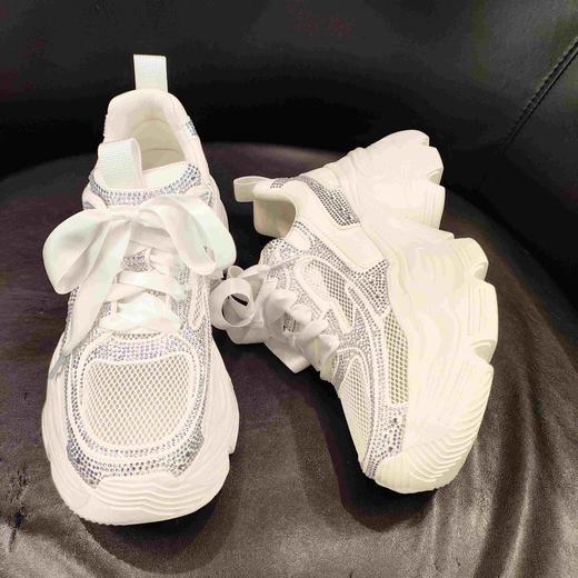 LFGJ 17954时尚带钻纱网老爹鞋 商品图3