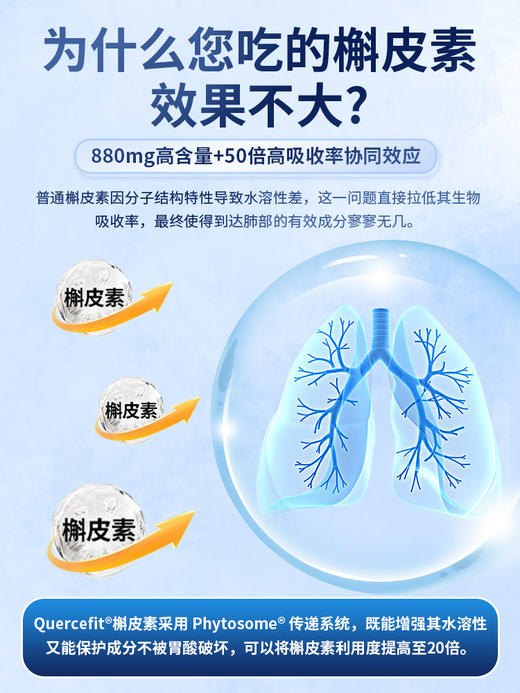 GreenNaturalPure槲皮素肺部护理复合片30片 商品图1