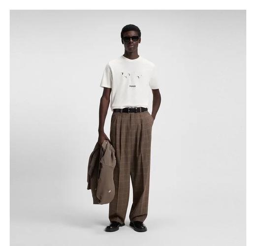 老板 飞鸟刺绣夏季26SS新款圆领短袖T恤 Z-15886 商品图1