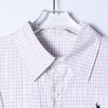 SDSA男装2026新款高贵轻奢刺绣标拼接格子流苏长袖衬衫百搭宽松 商品缩略图1